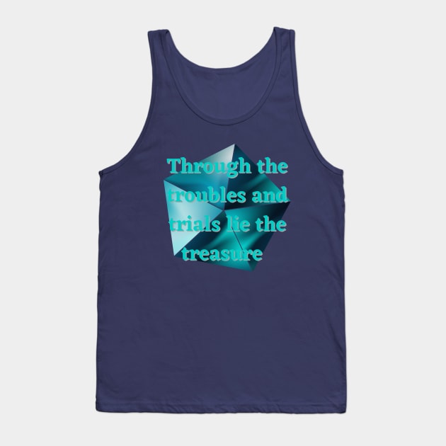 Blue gem Tank Top by Warmist